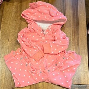 Carter's Pink Polka Dot onesie